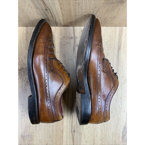 Ralph Lauren Marlow Cordovan Wingtip Brogue Dress Shoes Mens 9 D Brown 815121982 main image 8